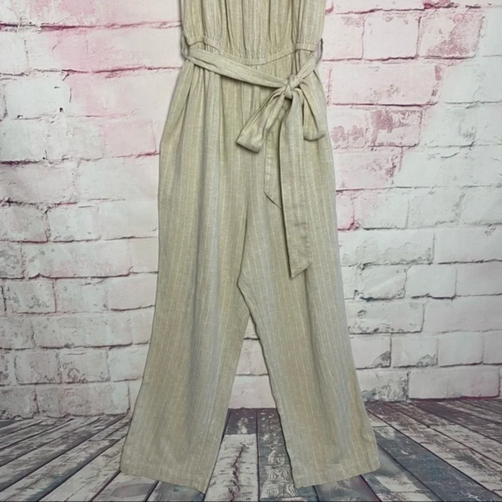 UNIVERSAL THREAD Beige Off the Shoulder Jumpsuit